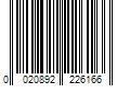 Barcode Image for UPC code 0020892226166