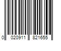 Barcode Image for UPC code 0020911821655