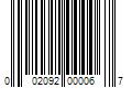 Barcode Image for UPC code 002092000067