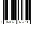 Barcode Image for UPC code 0020968634314