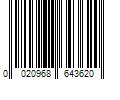 Barcode Image for UPC code 0020968643620