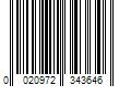 Barcode Image for UPC code 0020972343646