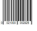 Barcode Image for UPC code 0021000002825