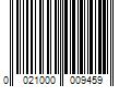 Barcode Image for UPC code 0021000009459