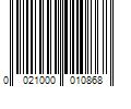 Barcode Image for UPC code 0021000010868