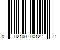 Barcode Image for UPC code 002100001222