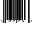 Barcode Image for UPC code 002100001345