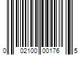 Barcode Image for UPC code 002100001765