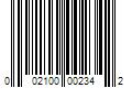 Barcode Image for UPC code 002100002342