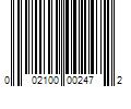 Barcode Image for UPC code 002100002472