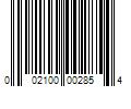 Barcode Image for UPC code 002100002854