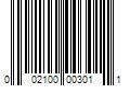 Barcode Image for UPC code 002100003011