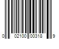 Barcode Image for UPC code 002100003189