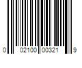 Barcode Image for UPC code 002100003219