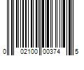 Barcode Image for UPC code 002100003745