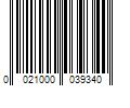 Barcode Image for UPC code 0021000039340