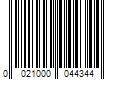 Barcode Image for UPC code 0021000044344