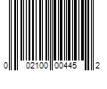 Barcode Image for UPC code 002100004452