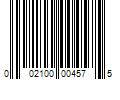 Barcode Image for UPC code 002100004575