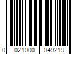 Barcode Image for UPC code 0021000049219