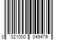 Barcode Image for UPC code 0021000049479