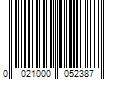 Barcode Image for UPC code 0021000052387