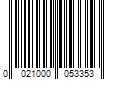 Barcode Image for UPC code 0021000053353