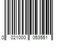 Barcode Image for UPC code 0021000053551