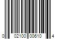 Barcode Image for UPC code 002100006104