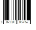 Barcode Image for UPC code 0021000064052