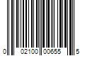 Barcode Image for UPC code 002100006555