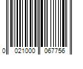 Barcode Image for UPC code 0021000067756