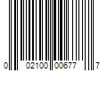 Barcode Image for UPC code 002100006777