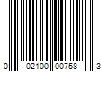 Barcode Image for UPC code 002100007583