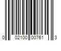 Barcode Image for UPC code 002100007613