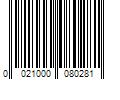 Barcode Image for UPC code 0021000080281