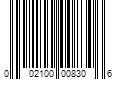 Barcode Image for UPC code 002100008306