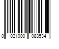 Barcode Image for UPC code 0021000083534