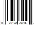 Barcode Image for UPC code 002100009167