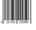 Barcode Image for UPC code 0021032200596