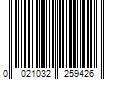 Barcode Image for UPC code 0021032259426