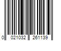 Barcode Image for UPC code 0021032261139