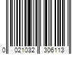 Barcode Image for UPC code 0021032306113