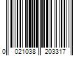 Barcode Image for UPC code 0021038203317