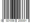 Barcode Image for UPC code 0021038203331