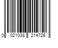 Barcode Image for UPC code 0021038214726