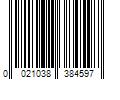 Barcode Image for UPC code 0021038384597