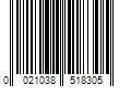 Barcode Image for UPC code 0021038518305