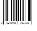 Barcode Image for UPC code 0021078002239