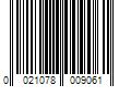 Barcode Image for UPC code 0021078009061